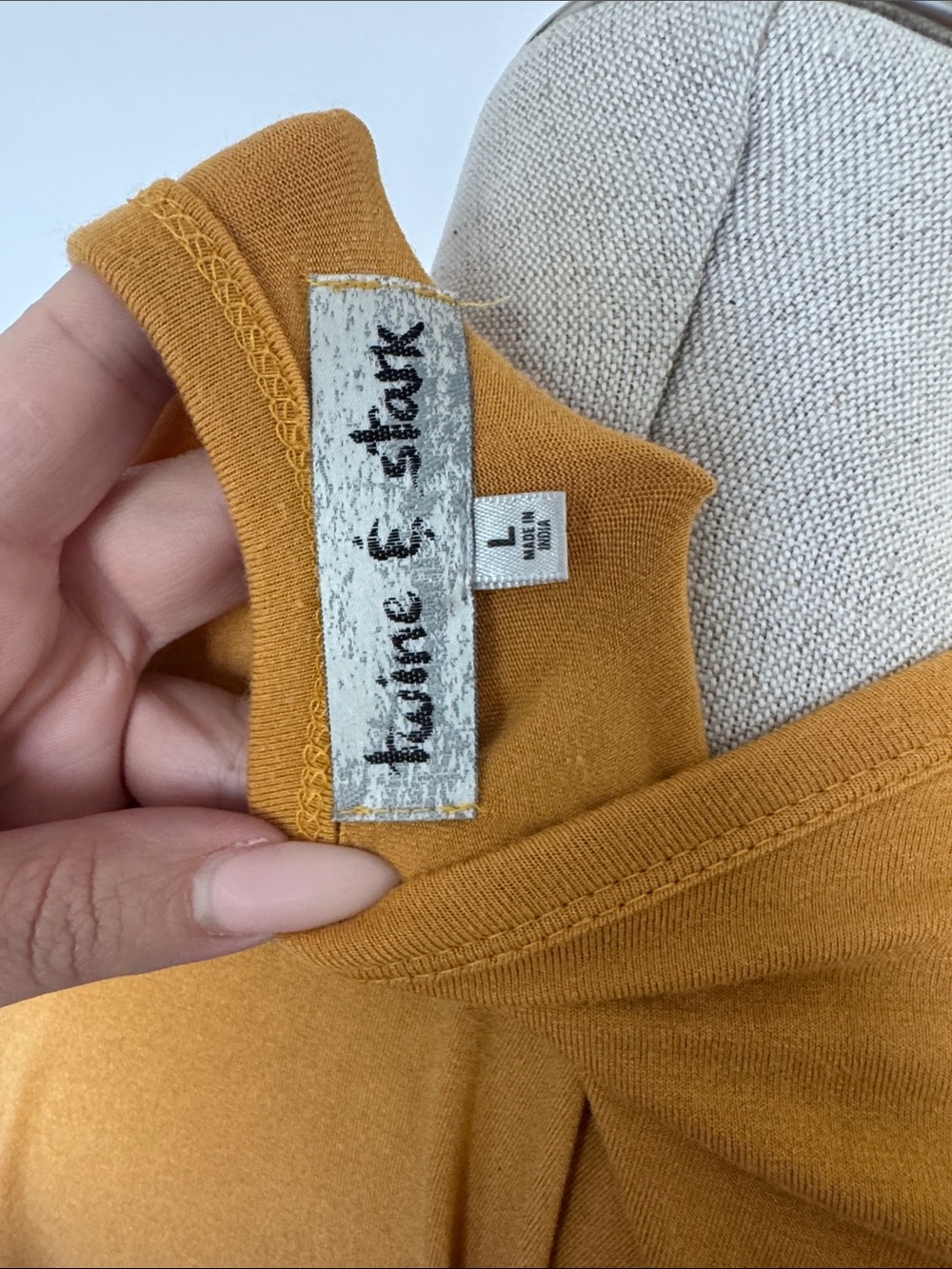 Twine & Stark from Buckle- Mustard Yellow Tee - Soft Knit - Picture 2 of 7